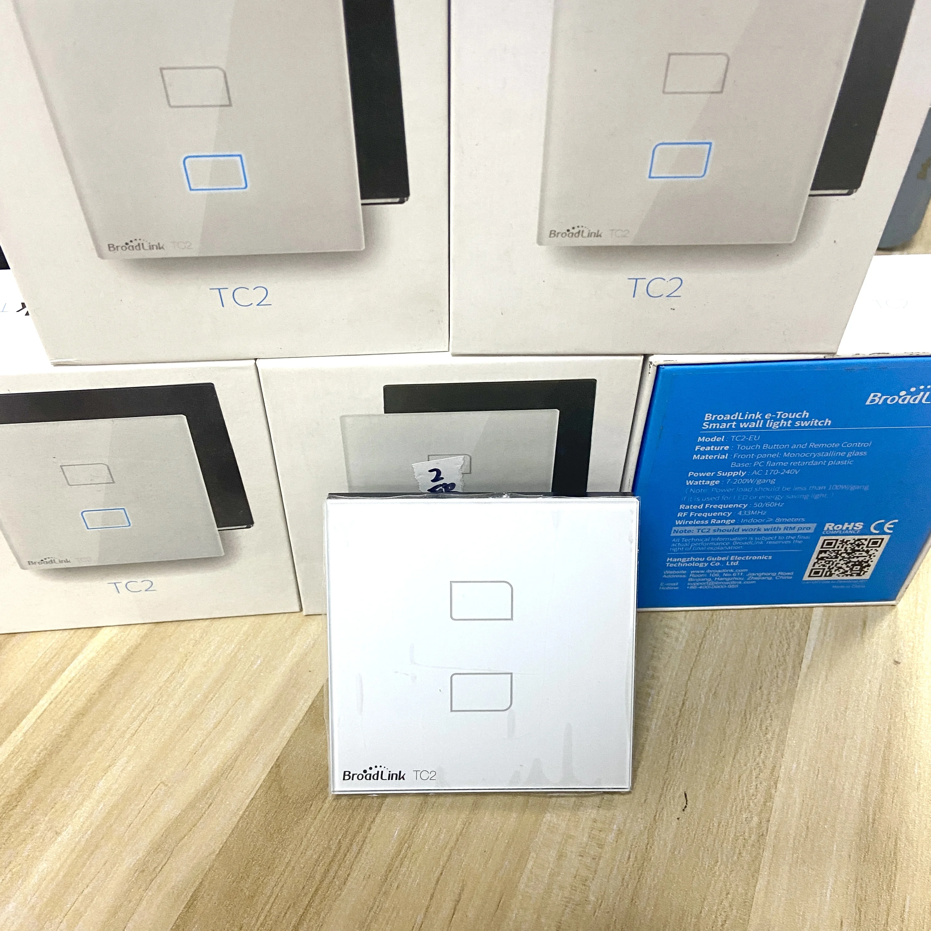 Broadlink TC2 WiFi Switch 1 2 3 Gang EU Wall Light Switches Smart Home