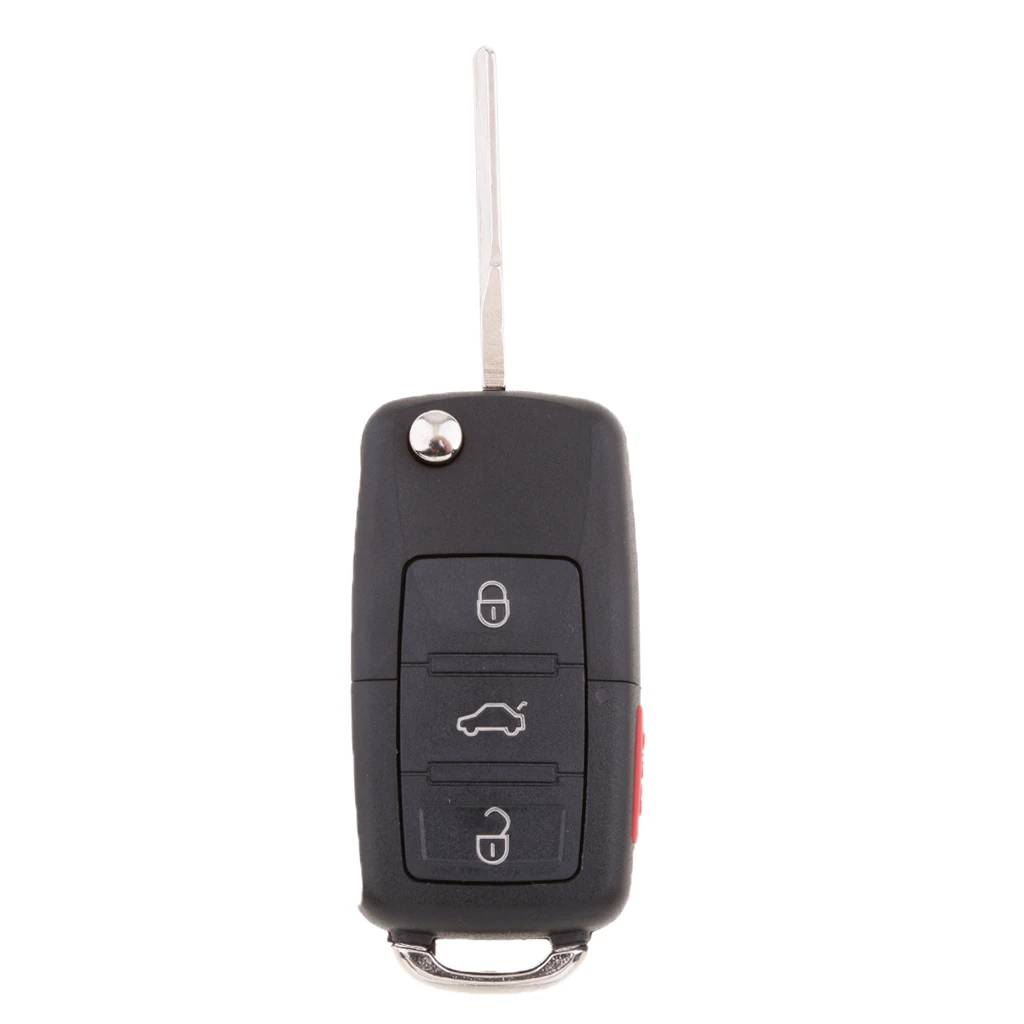 3 Buttons Remote Flip Folding Key for VW Passat 02-05 Golf 02-06 Polo 02-09
