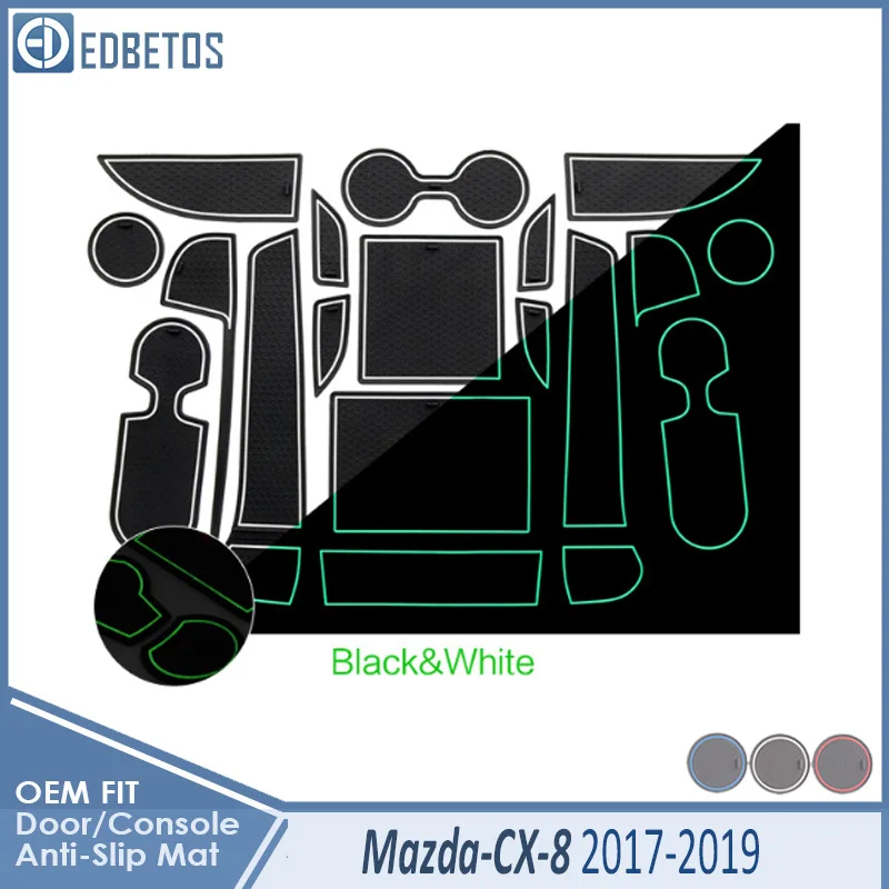Противоскользящий коврик для Mazda CX-8 CX8 CX 8 аксессуары затворный слот подставка анти-грязный Салонные подложки украшения интерьера автомобиля гель