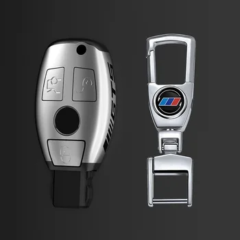 Custodia per Chiave/telecomando per Mercedes Benz A B C E GL S GLA GLK CLS Class AMG W204 W205 W212 W463 W176 4 Custodia per Chiave/telecomando per Mercedes Benz A B C E GL S GLA GLK CLS Class AMG W204 W205 W212 W463 W176 - New Fashion Car Key Case Cover Shell Holder per Mercedes Benz A B C E