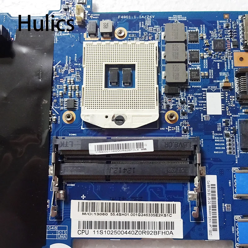 Hulics 48.4SG16.011 подходит для lenovo G580 Материнская плата ноутбука DDR3 LG4858 11291-1