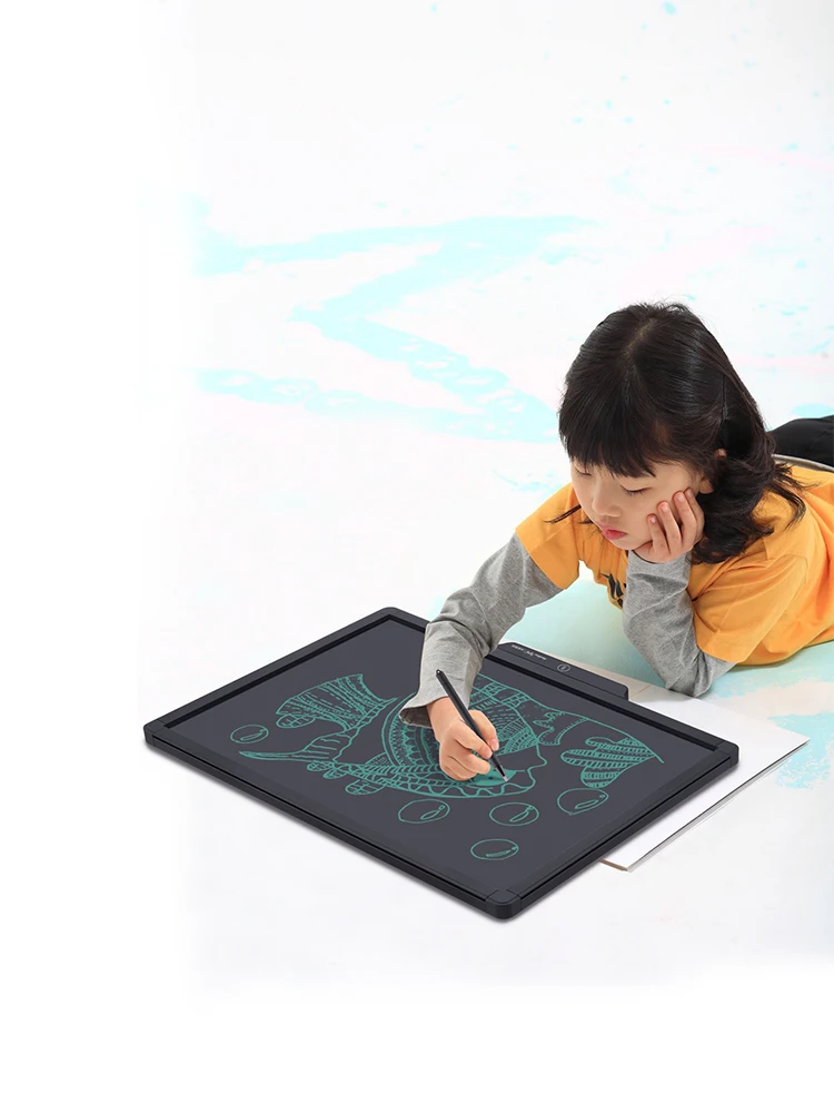 Tableta de escritura LCD de 20 pulgadas, tableta de dibujo Digital, almohadillas de escritura, portátil, tableta tipo pizarra electrónica, tablero ultrafino - 4