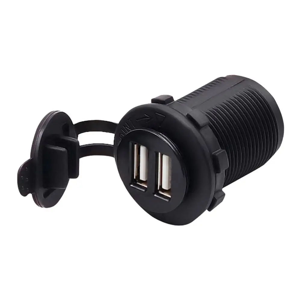 Auto Und Motorrad Geändert Wasserdicht 12V Power Zigarette Leichter Sitz Gps Sockel Dual Usb Auto L