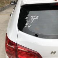BABY ON BOARD Funny Vinyl Car Sticker