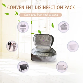 

Portable Travel UV Sterilization Bag USB Underwear Sterilization Bag Travel Out Cosmetics Sterilization Bag