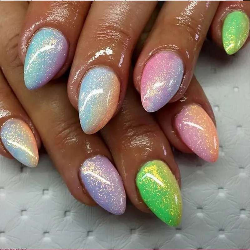 

Fashion Mermaid Effect Glitter Nail Art Decoration Magic Glimmer Powder V9-Drop