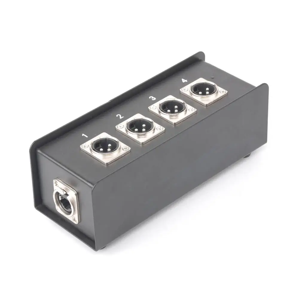 NMBJCKO 4 x XLR штекер RJ45 breakout box-перемещение аудио через CAT5 CAT6 сетевые кабели