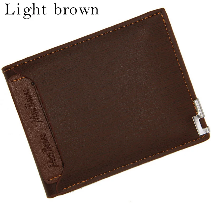 Litthing Vintage Men Leather Brand Luxury Wallet Short Slim Male Purses Money Clip Credit Card Dollar Price Portomonee Carteria