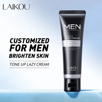 

50g Men's Lazy Skin Cream Moisturizing Natural Makeup Whitening Cream for Dark Skin Korean Skin Care Scar Removal Facial Cream