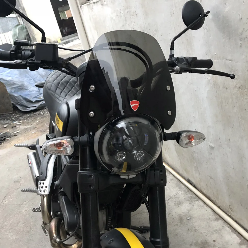 Защитный экран для Ducati Scrambler 2015 2018|Козырьки от ветра и ветр. щитки| |