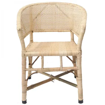 

Rattan chair single old-fashioned old man chair balcony living room lounge chair bamboo office chair