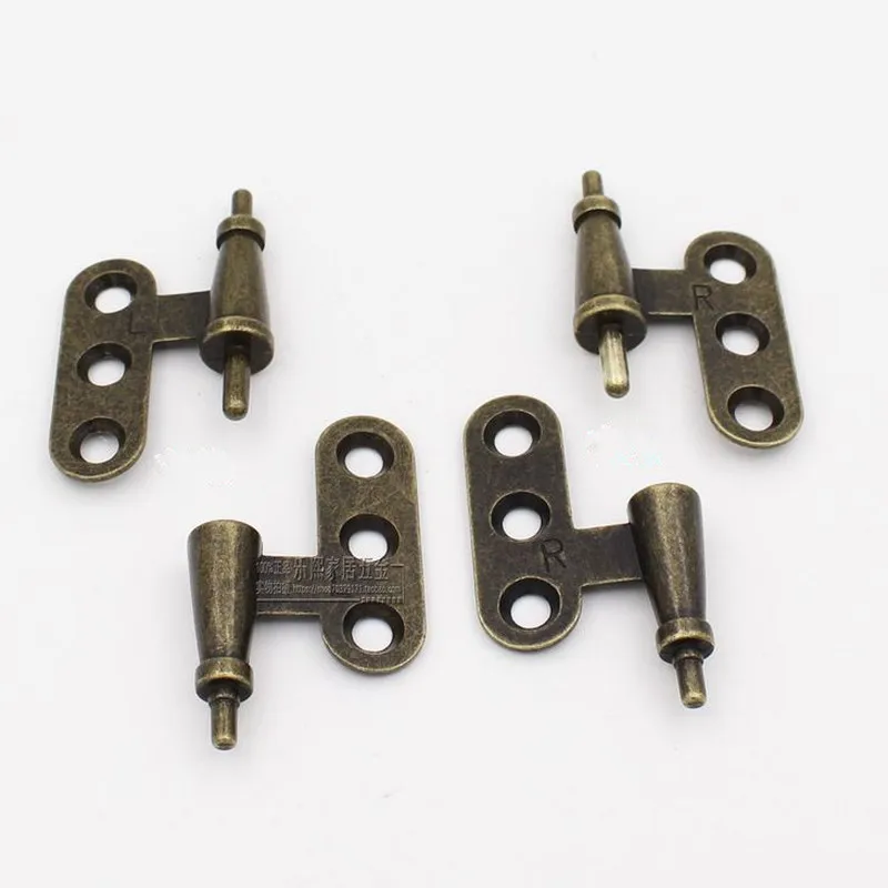 Ретро дверная петля для шкафа зеленая бронза съемная Складная соединение