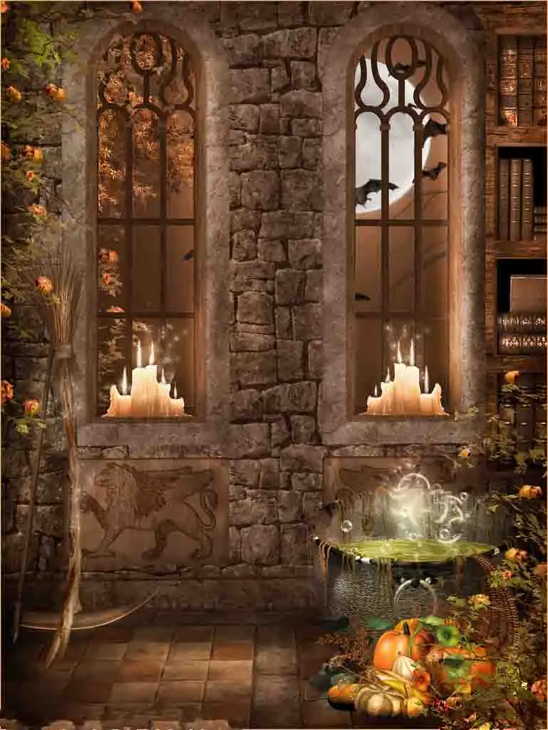 

SHUOZHIKE Vinyl Custom Halloween Day Theme Photography Backdrops Studio Prop Background SD16107-02