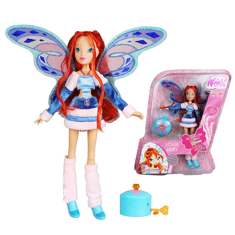Believix Fairy&Lovix Fairy Rainbow Colorful Girl Doll Action Figures Fairy Bloom Dolls with Classic Toys for Girl Gift 18