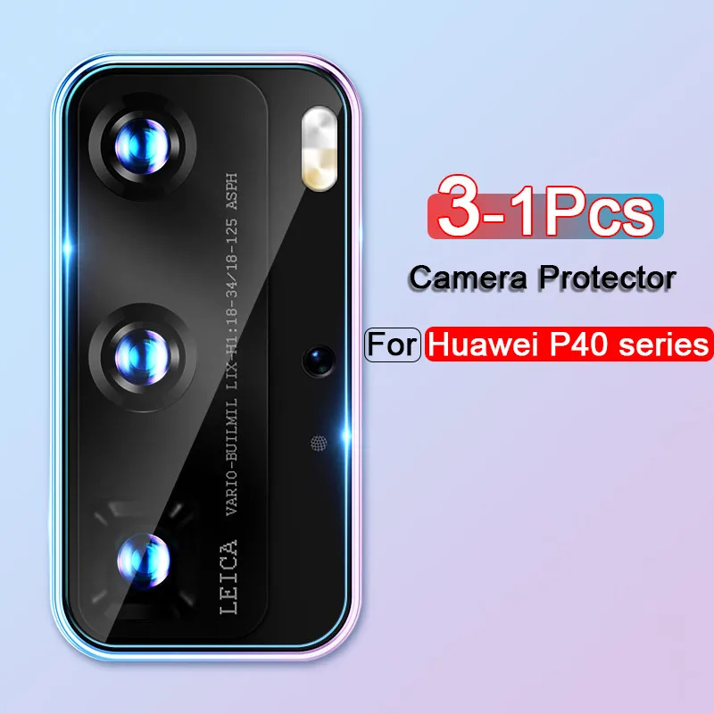 3 1 шт. Защитное стекло для камеры Huawei P40 защита экрана Pro Plus Lite закаленное