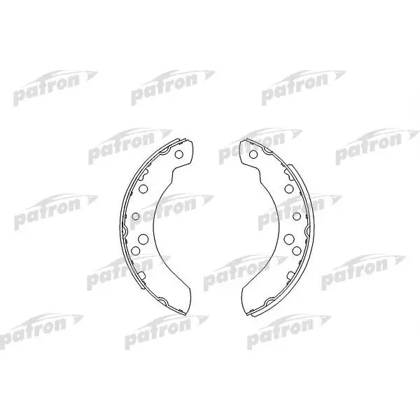 Колодки тормозные барабанные FORD: P 100 II 87-, TRANSIT c борто