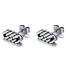 Романтические женские серьги-гвоздики, Свадебные Элегантные Мужские Серьги-цепочки из нержавеющей стали, Винтажные Ювелирные изделия, подарок на день Святого Валентина VE109