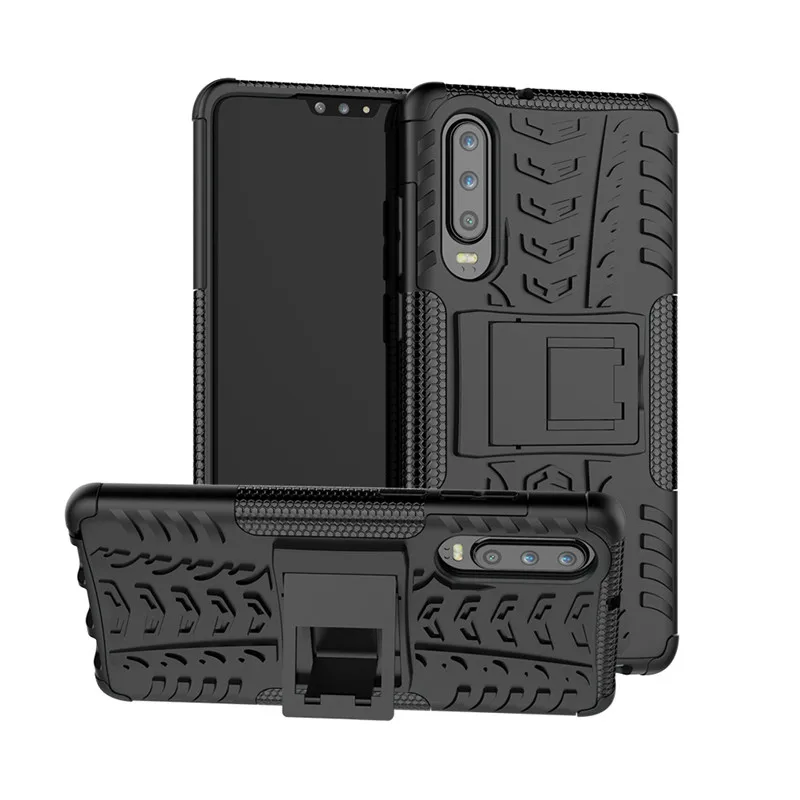 For Huawei P30 Case Slicone Kickstand Shockproof Phone Case Cover For Huawei P30 Armor Back Cover Capa Funda For Huawei P30 For Huawei P30 Case Slicone Kickstand Shockproof Phone Case Cover For Huawei P30 Armor Back Cover Capa Funda For Huawei P30