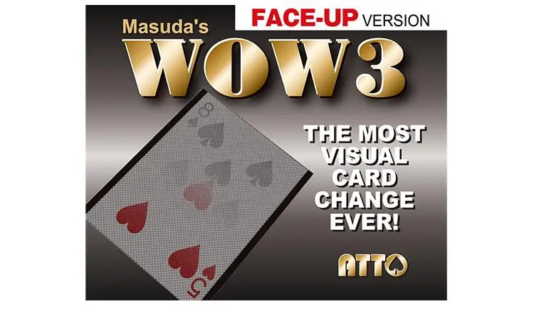

WOW 3 Face-Up by Katsuya Masuda Magic tricks