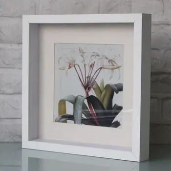 

35 White Solid Wood Picture Frame Black Photo Frame Wall Thickened Solid Creative Specimen Frame Modern Art Home Decoration
