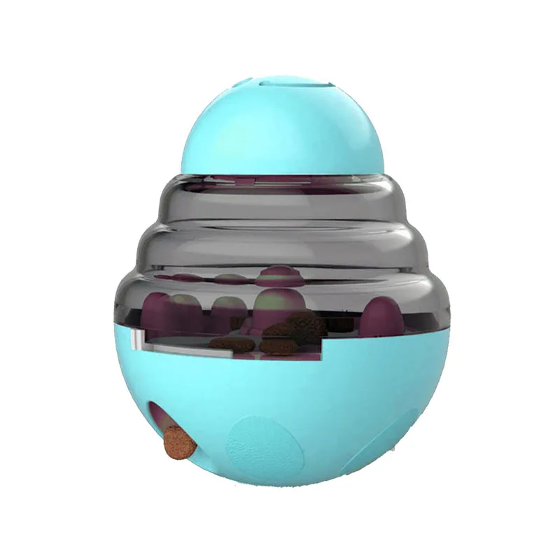 Интерактивная игрушка для кошек IQ Treat Ball умнее игрушки для домашних животных пищевой шар диспенсер для еды для кошек игровые мячи принадлежности для домашних животных - Цвет: I