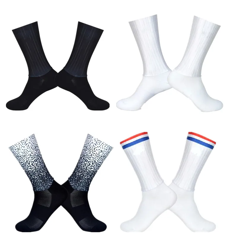 Summer Aero Socks Breathable Cycling Men Anti Slip Seamless Bike Wearproof Road Calcetines Ciclismo | Спорт и развлечения