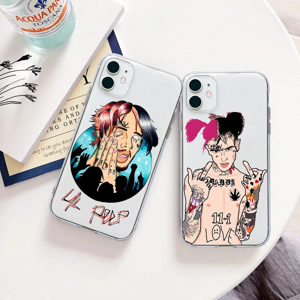 Роскошный мягкий силиконовый чехол для телефона в стиле аниме Rap singer Lil Bo Peep iPhone 5 5S