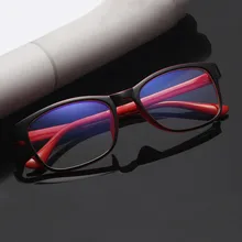 Moda anti azul óculos de luz unisex lente clara óculos de computador óculos de jogos óculos de bloqueio de luz azul