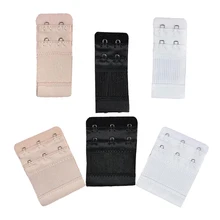6x Bra Extenders Elastic Adjustable Back Clip On 2 Row 2/3 Hooks Accessories