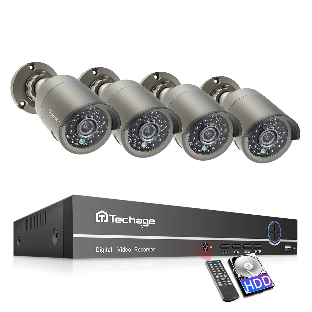 Techage 4CH 1080P h.265 POE Kamera NVR System 2mp Audio Sound CCTV Surveillance Kit Wetterfeste Video Home Security Set 2TB HDD Techage 4CH 1080P h.265 POE Kamera NVR System 2mp Audio Sound CCTV Surveillance Kit Wetterfeste Video Home Security Set 2TB HDD