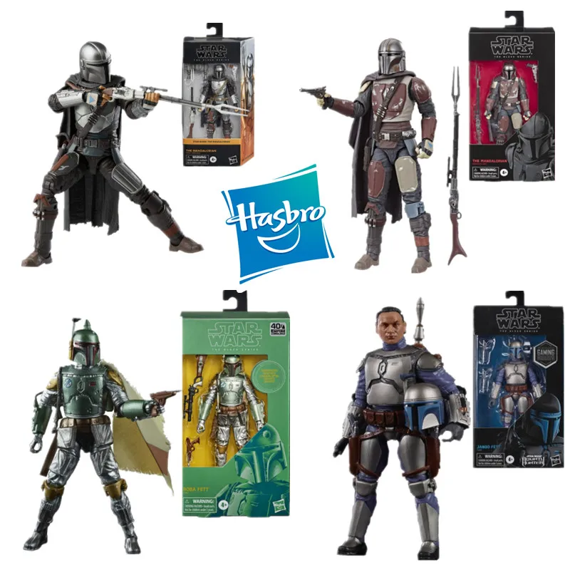 Экшн-фигурка Hasbro Звездные войны мандалориан Боба Фетт металлик ПВХ