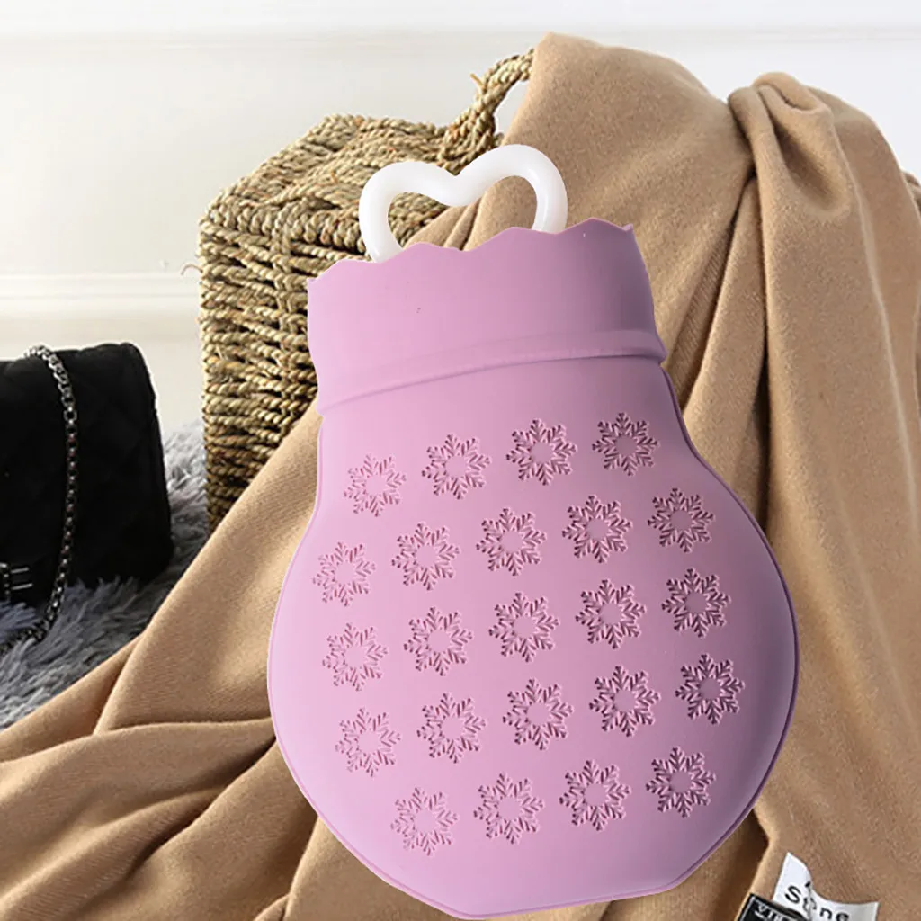 Microwave Heating Bottle Silicone Water Bag Environmental Friendly Bottle Relaxation Outdoor Cold Protection Oct#18