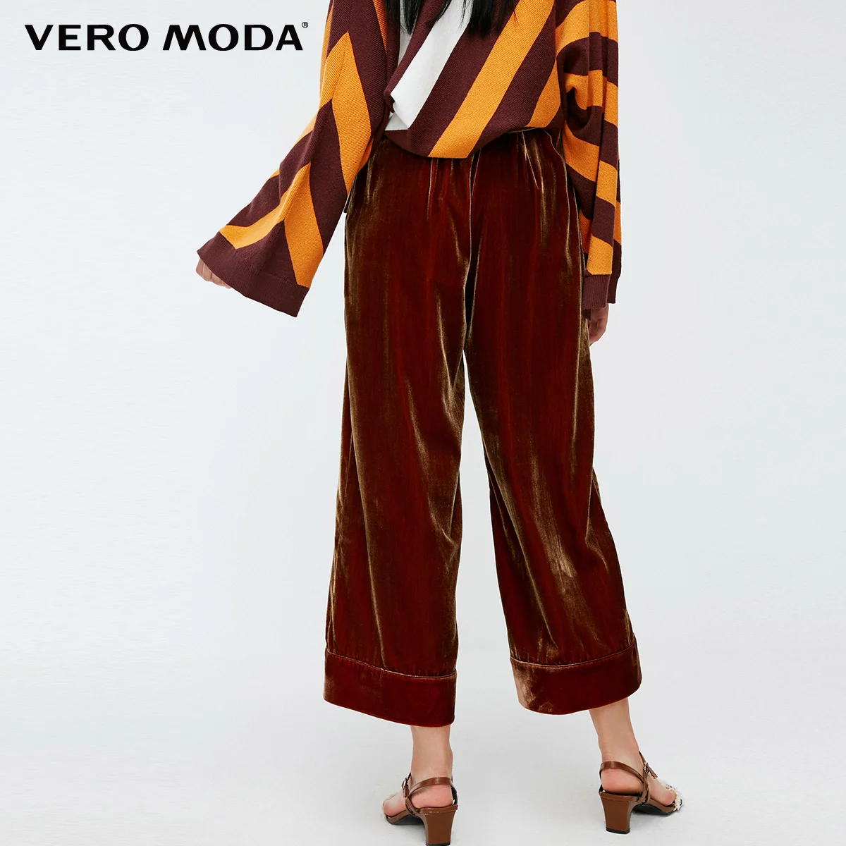 Vero Moda OL стиль женские средней посадки замши на шнуровке укороченные брюки | 318450506