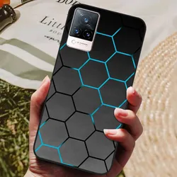 Silicon Back Cover Phone Case - Soft Bumper Coque s for Vivo V21 5G (1)