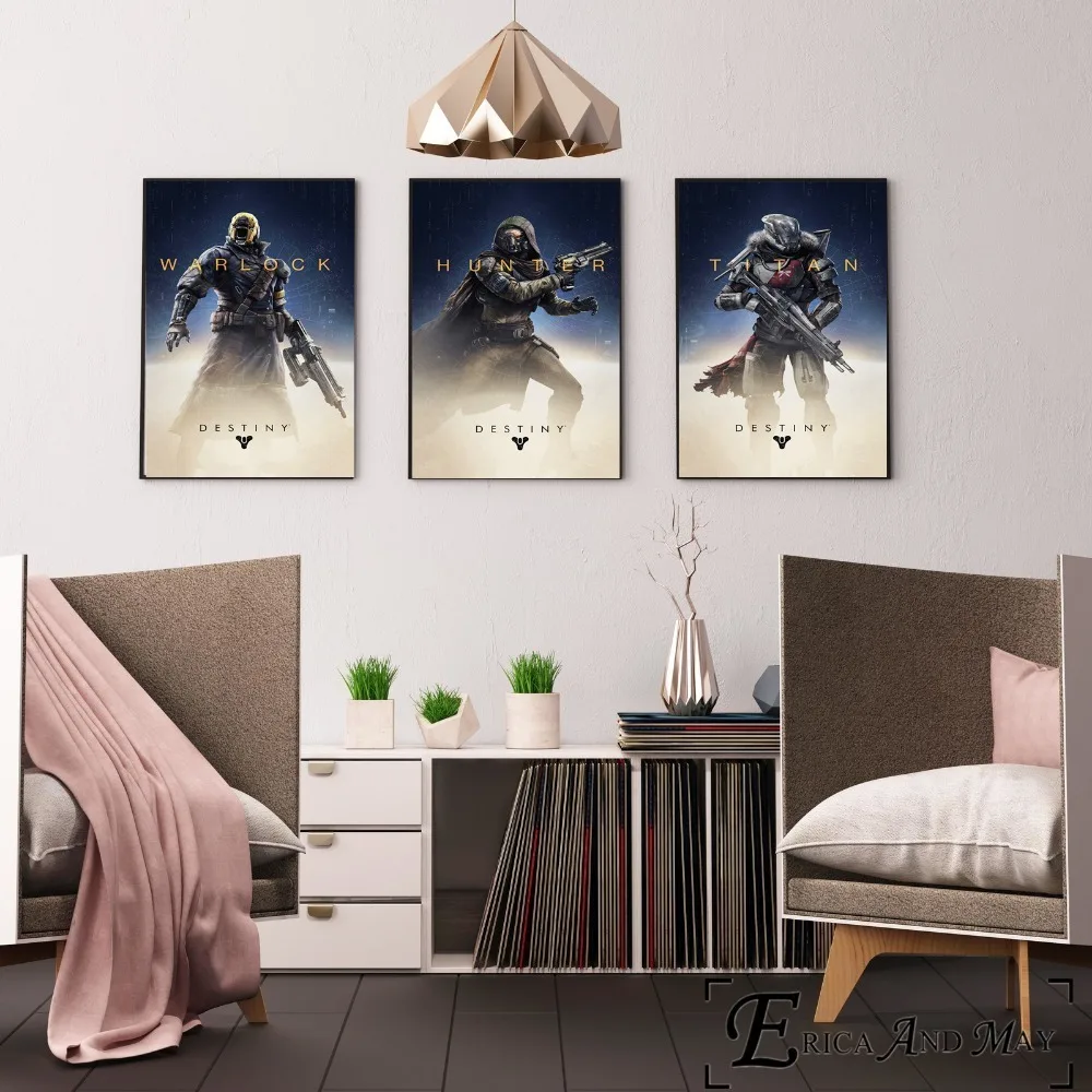 Рисунок игра Destiny холст картины Плакаты и принтами для Гостиная без рамы