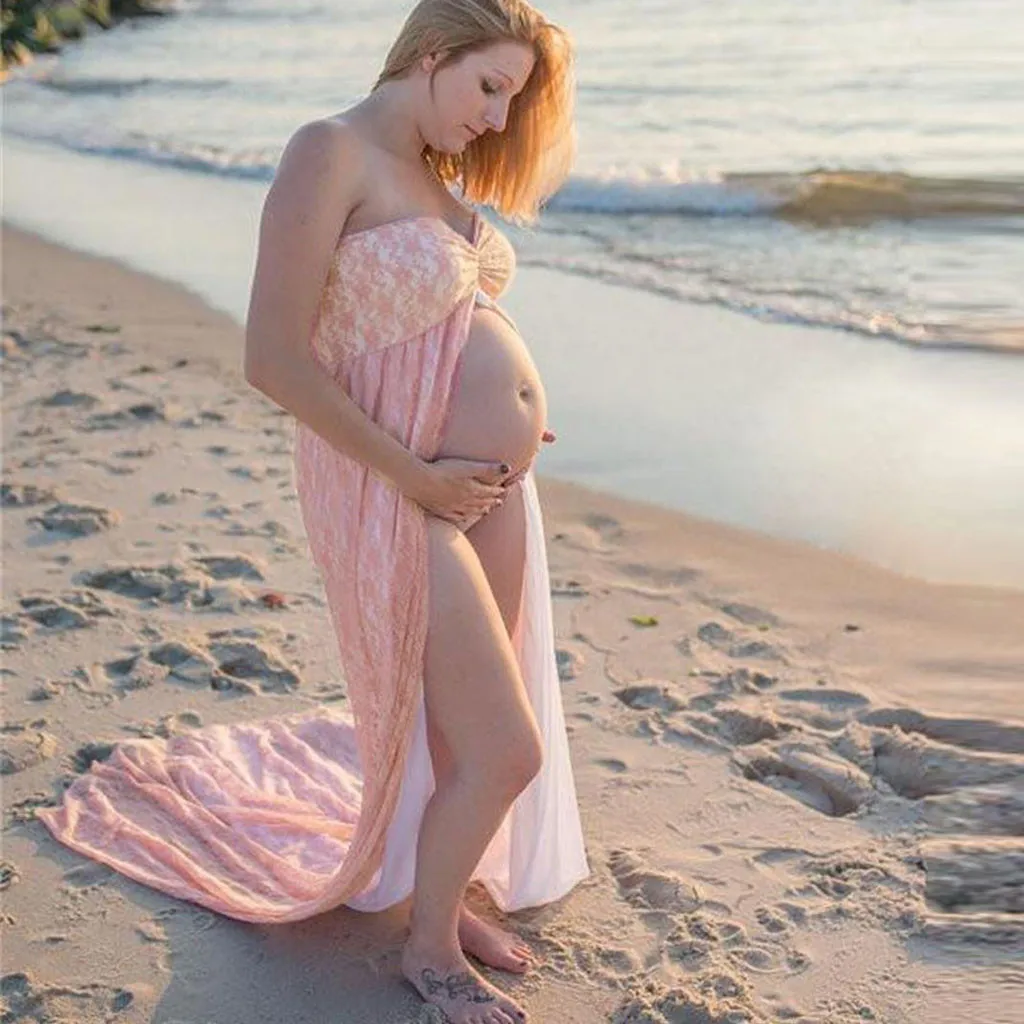 C Платья для беременных для фотосессии; платье для беременных; vestidos; платье для беременных; Новинка; лоскутное асимметричное платье без рукавов; Z4 - Цвет: C