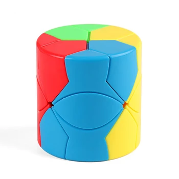 

Learning Cubing Cylinder Barrel Cube Puzzle Stickerless Magic Speed Cube Toys Children Education Toys Present For Kids