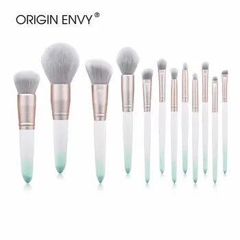 

ORIGIN ENVY 12PCS Makeup Brushes Set Foundation Powder Eye shadow Eyebrow Blending Fan Detail Make Up Brush Beauty Tools