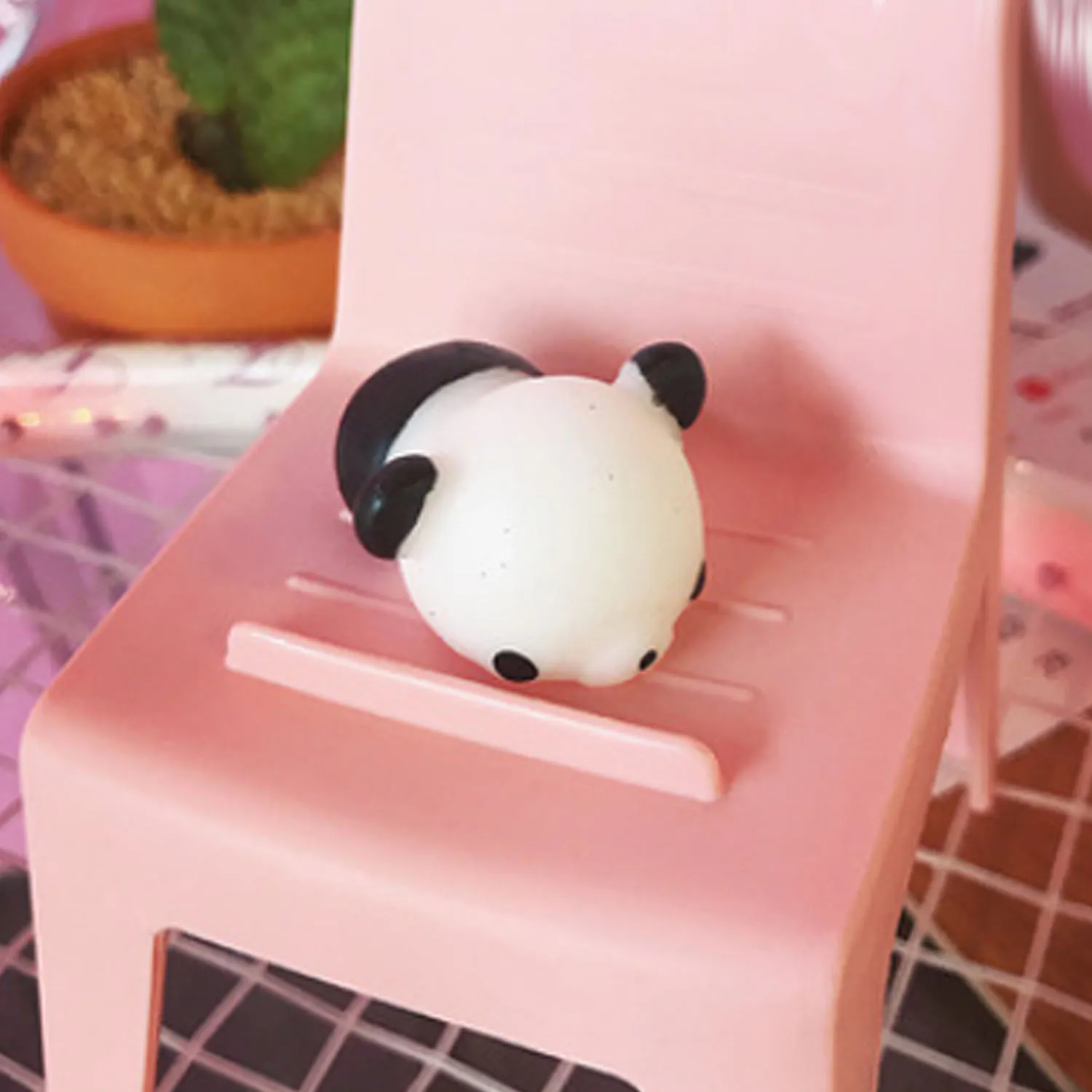 Besegad 10 шт./лот TPR Kawaii милая мягкая кошка Панда Кролик цыпленок сжимающий Сжимаемый