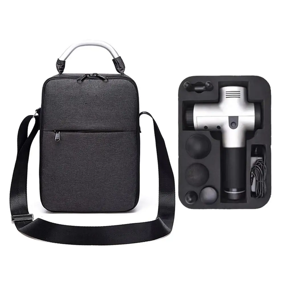 Portable Shoulder Bag Waterproof Shockproof Storage Cross Bag 5 Slots For Hyperice Hypervolt Plus Fascial Massager High Quality