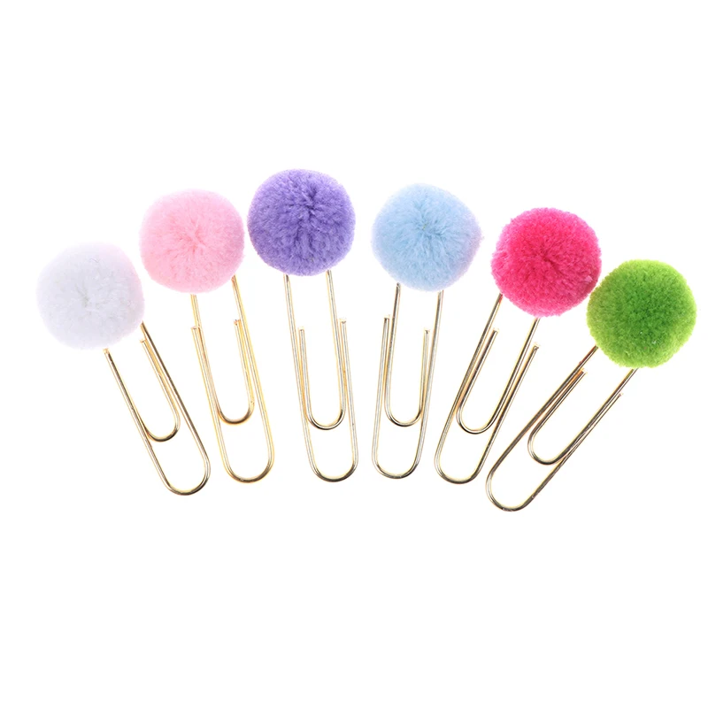 1 шт. милые с маленькими пушистыми помпончиками цвета розового золота де