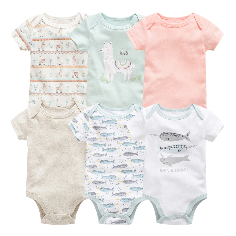 Honeyzone Newborn Gown Baby Girl Sleepers Clothes Outfit Short Sleeve Summer Baby Pajamas Sleepwear pyjama bebes nouveau