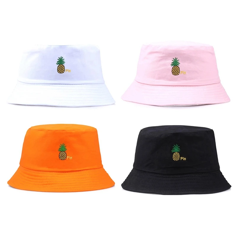 SMILE Bucket Hat Double Sided Bucket Hat Smiling face Unisex Fashion Bob Cap Hip Hop Gorro Men Summer Cap