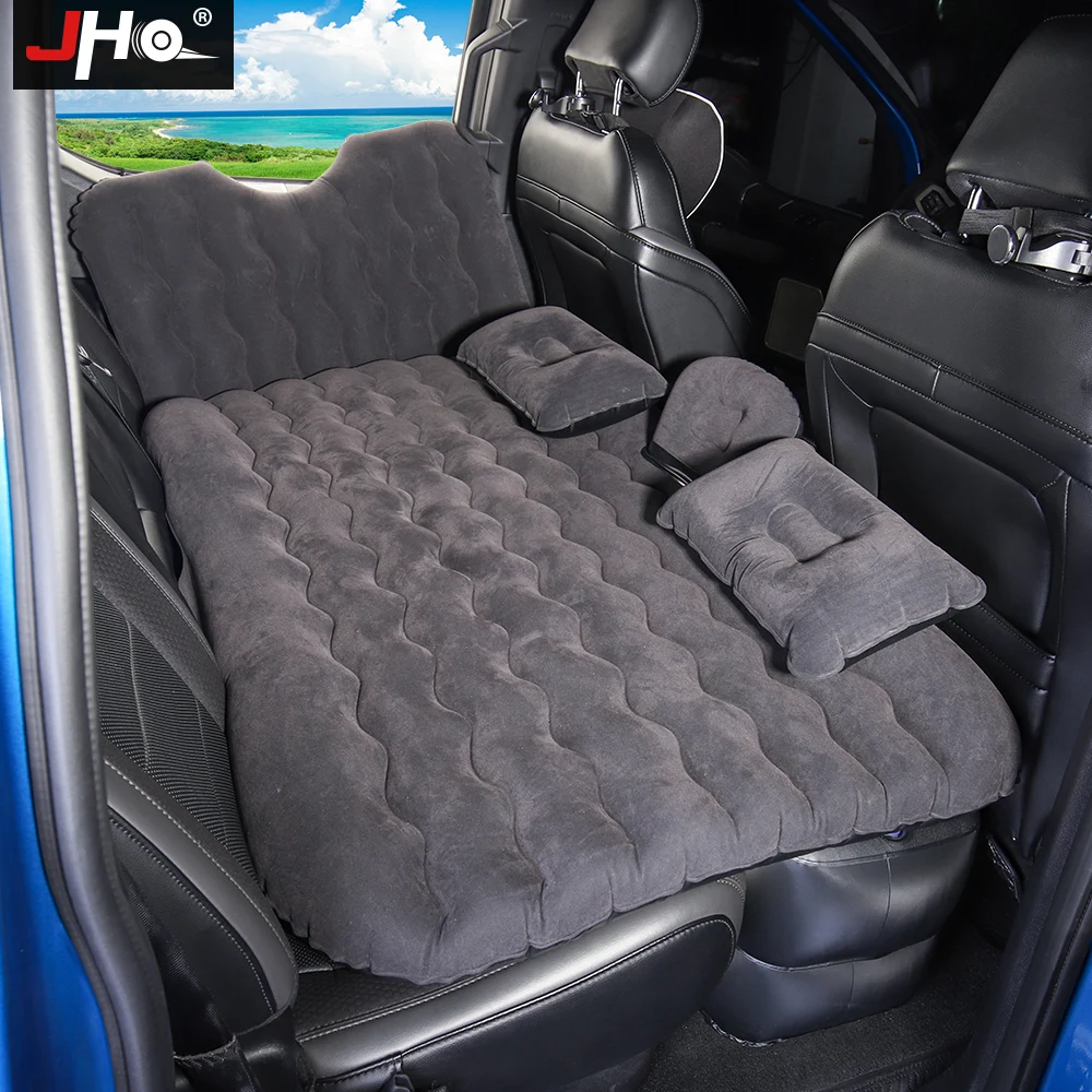 JHO Car Back Seat Air Inflatable Travel Bed Mattress Sofa Outdoor