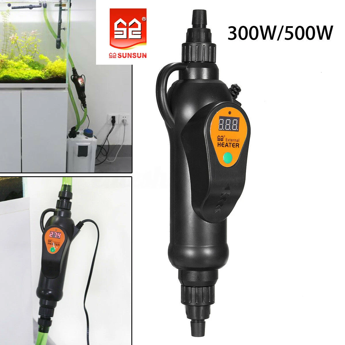Sunsun calentador ajustable para tanque de agua de Acuario, Filtro externo de bote, Control de temperatura constante, 300w, 500w|Productos de control de temperatura| - AliExpress