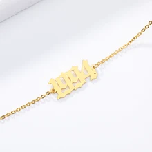 Персонализированные Пользовательское имя браслет Талисманы ручной работы Для женщин Дети Ювелирные изделия выгравированы почерк Подпись любовь сообщение индивидуальные подарочные