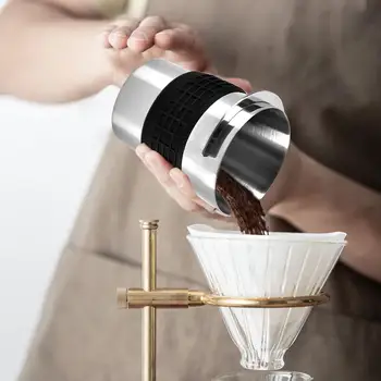 

Solid Stainless Steel Coffee Powder Cup Compact Structure Coffee Dosing Cup Household DIY Tools Coffee Espresso Teil