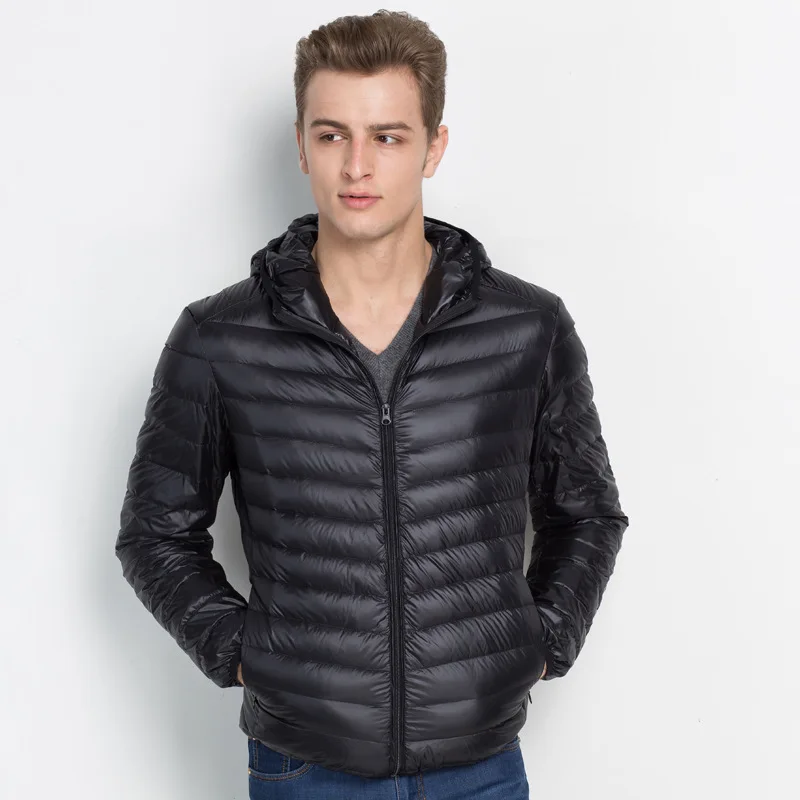 2019 New Winter Autumn Men's White Duck Down Jackets Coats Fashion High Quality Men L-5XL 1501 |