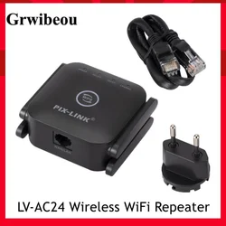 Grwibeou – répéteur Wi Fi LV AC24/5Ghz, 2.4 mb/s, 802.11N, longue portée, amplificateur de Signal AP sans fil, 1200 