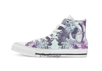 

Shaman II Custom Casual High Top lace-up Canvas shoes sneakers Drop shipping